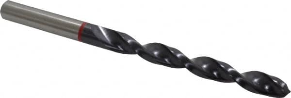 Accupro - 5/16" 135° Cobalt Jobber Drill - TiAlN Finish, Right Hand Cut, Spiral Flute, Straight Shank, 117mm OAL, UX Point - Benchmark Tooling