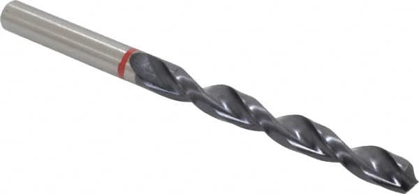 Accupro - 11/32" 135° Cobalt Jobber Drill - TiAlN Finish, Right Hand Cut, Spiral Flute, Straight Shank, 125mm OAL, UX Point - Benchmark Tooling