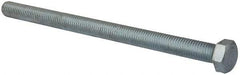 Made in North America - 5/8-11 UNC, 9-1/2" Length Under Head Hex Head Cap Screw - Fully Threaded, Grade 5 Steel, Zinc-Plated Finish, 15/16" Hex - Benchmark Tooling