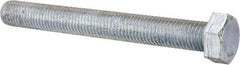 Made in North America - 3/4-10 UNC, 6-1/2" Length Under Head Hex Head Cap Screw - Fully Threaded, Grade 5 Steel, Zinc-Plated Finish, 1-1/8" Hex - Benchmark Tooling
