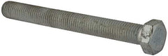 Made in North America - 3/4-10 UNC, 7" Length Under Head Hex Head Cap Screw - Fully Threaded, Grade 5 Steel, Zinc-Plated Finish, 1-1/8" Hex - Benchmark Tooling