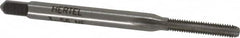 Hertel - #3-56 UNF 2B 3 Flute Bright Finish High Speed Steel Straight Flute Standard Hand Tap - Bottoming, Right Hand Thread, 1-13/16" OAL, 1/2" Thread Length, H2 Limit - Exact Industrial Supply