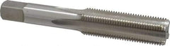 Hertel - 5/8-18 UNF 3B 4 Flute Bright Finish High Speed Steel Straight Flute Standard Hand Tap - Bottoming, Right Hand Thread, 3-13/16" OAL, H3 Limit - Exact Industrial Supply