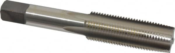 Hertel - M16x1.50 Metric Fine 4 Flute Bright Finish High Speed Steel Straight Flute Standard Hand Tap - Taper, Right Hand Thread, 3-13/16" OAL, D6 Limit - Exact Industrial Supply