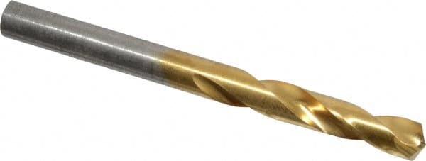 Hertel - #9 135° Spiral Flute High Speed Steel Screw Machine Drill Bit - Benchmark Tooling