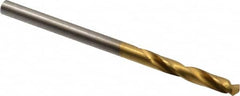 Hertel - #33 135° Spiral Flute High Speed Steel Screw Machine Drill Bit - Benchmark Tooling