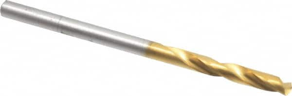 Hertel - #35 135° Spiral Flute High Speed Steel Screw Machine Drill Bit - Benchmark Tooling