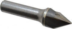 Hertel - 3/4" Head Diam, 1/2" Shank Diam, 3 Flute 60° Solid Carbide Countersink - Benchmark Tooling