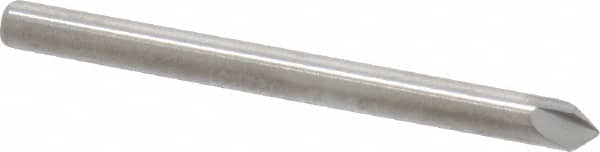 Hertel - 1/8" Head Diam, 1/8" Shank Diam, 3 Flute 82° Solid Carbide Countersink - Benchmark Tooling