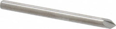 Hertel - 1/8" Head Diam, 1/8" Shank Diam, 3 Flute 82° Solid Carbide Countersink - Benchmark Tooling