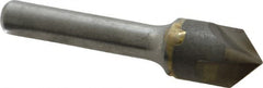 Hertel - 5/8" Head Diam, 3/8" Shank Diam, 3 Flute 82° Solid Carbide Countersink - Benchmark Tooling