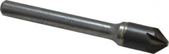 Hertel - 3/8" Head Diam, 1/4" Shank Diam, 6 Flute 82° Solid Carbide Countersink - Benchmark Tooling