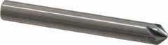 Hertel - 3/16" Head Diam, 3/16" Shank Diam, 6 Flute 90° Solid Carbide Countersink - Benchmark Tooling