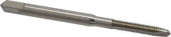 Hertel - #4-48 UNF, 2 Flute, Bright Finish, High Speed Steel Spiral Point Tap - Plug Chamfer, Right Hand Thread, 1-7/8" OAL, 2B Class of Fit - Exact Industrial Supply