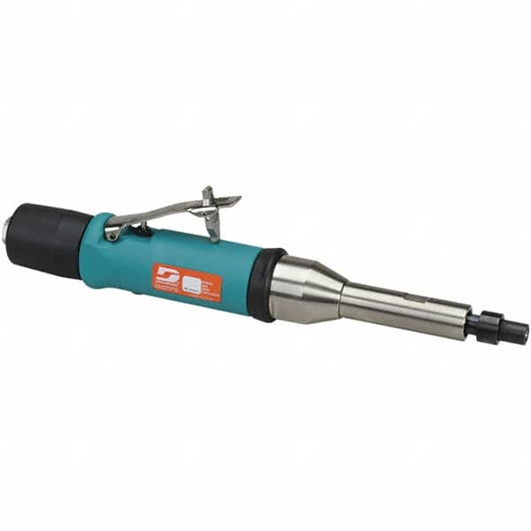 Dynabrade - 1/4" Collet, Straight Handle, Air Straight Die Grinder - 20,000 RPM, Rear Exhaust, 31 CFM, 0.5 hp, 90 psi, 1/4 NPT Inlet - Benchmark Tooling