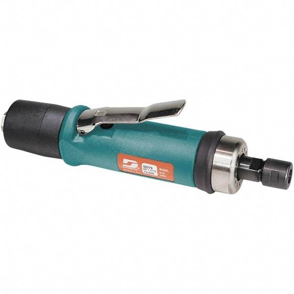 Dynabrade - 1/4" Collet, Straight Handle, Air Straight Die Grinder - 15,000 RPM, Rear Exhaust, 31 CFM, 0.7 hp, 90 psi, 1/4 NPT Inlet - Benchmark Tooling