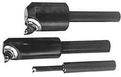Circle Cutting Tool - 1-1/4" Shank Diam, Indexable Boring Bar - 4-1/2" Max Bore Depth - Benchmark Tooling