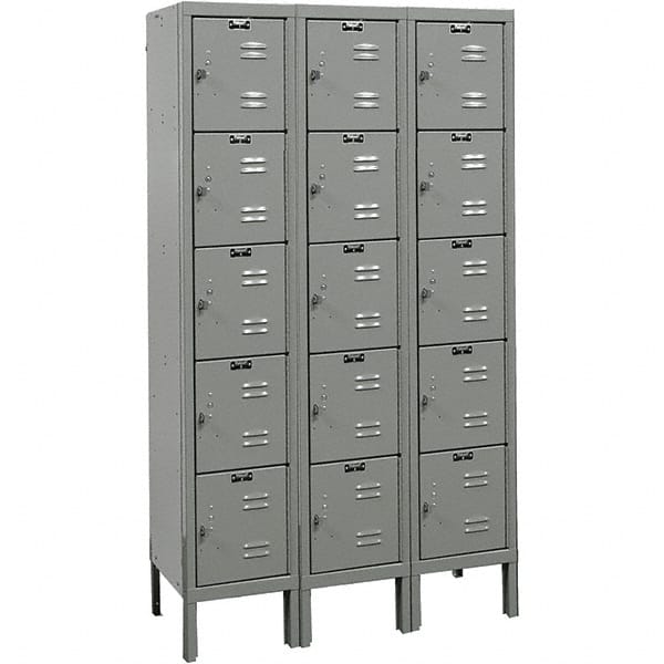 Hallowell - 15 Door, 5 Tier, Premium Box Lockers - Benchmark Tooling