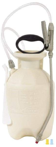 Chapin - 1 Gal Chemical Safe Garden Hand Sprayer - Use with Cleaners, Polyethylene Tank, Funnel Mouth, Reinforced Hose, For Deck & Yard Applications - Benchmark Tooling