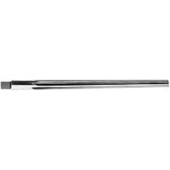 Interstate - #14 Pin, 1.542" Diam, 1-1/4" Small End, 1-1/2" Diam Straight Shank, 14" Flute, Taper Pin Reamer - Benchmark Tooling