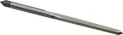 Interstate - #3/0 Pin, 0.1302" Diam, 0.1029" Small End, 9/64" Diam Straight Shank, 1-5/16" Flute, Taper Pin Reamer - Benchmark Tooling