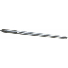 Interstate - #0 Pin, 0.1638" Diam, 0.1287" Small End, 11/64" Diam Straight Shank, 1-11/16" Flute, Taper Pin Reamer - Benchmark Tooling