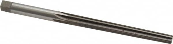 Interstate - #4 Pin, 0.2604" Diam, 0.2071" Small End, 17/64" Diam Straight Shank, 2-9/16" Flute, Taper Pin Reamer - Benchmark Tooling