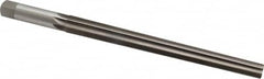 Interstate - #9 Pin, 0.6066" Diam, 0.4805" Small End, 9/16" Diam Straight Shank, 6-1/16" Flute, Taper Pin Reamer - Benchmark Tooling