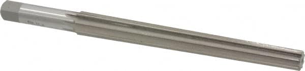 Interstate - #10 Pin, 0.7216" Diam, 0.5799" Small End, 5/8" Diam Straight Shank, 6-13/16" Flute, Taper Pin Reamer - Benchmark Tooling