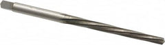 Interstate - #3/0 Pin, 0.1302" Diam, 0.1029" Small End, 9/64" Diam Straight Shank, 1-5/16" Flute, Taper Pin Reamer - Benchmark Tooling