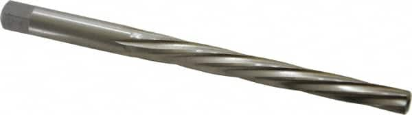 Interstate - #5 Pin, 0.2994" Diam, 0.2409" Small End, 5/16" Diam Straight Shank, 2-13/16" Flute, Taper Pin Reamer - Benchmark Tooling