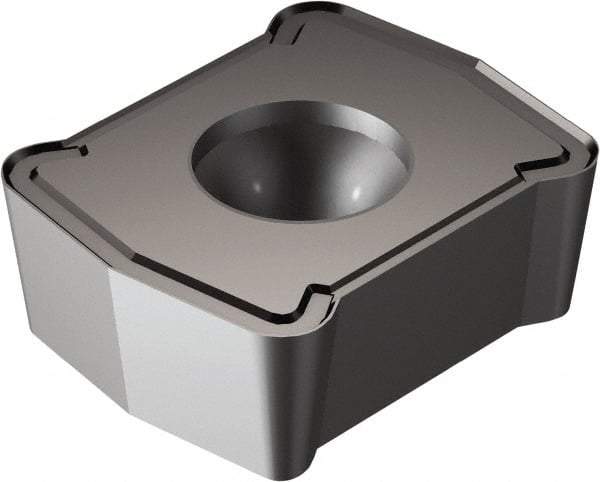 Sandvik Coromant - LCMX030304 58 3040 Grade Carbide Indexable Insert Drill - TiCN/Al2O3 Coated, Square, 0.1252" Thick, 0.0157" Cnr Rad, 7° Relief Angle - Benchmark Tooling