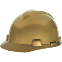 MSA - ANSI Type I Class E 4-Point Pin Lock Short Brim Hard Hat - Benchmark Tooling