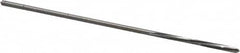 Made in USA - 1/16" High Speed Steel 4 Flute Chucking Reamer - Spiral Flute, 0.0585" Straight Shank, 1/2" Flute Length, 2-1/2" OAL - Benchmark Tooling
