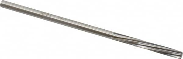 Made in USA - 3/16" High Speed Steel 6 Flute Chucking Reamer - Benchmark Tooling