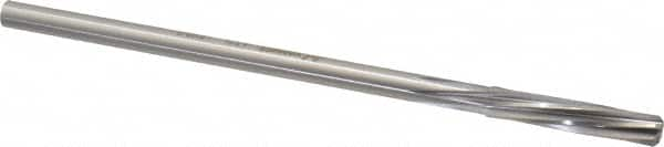 Made in USA - 9/32" High Speed Steel 6 Flute Chucking Reamer - Spiral Flute, 1/4" Straight Shank, 1-1/2" Flute Length, 6" OAL - Benchmark Tooling