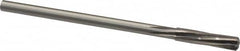 Made in USA - 21/64" High Speed Steel 6 Flute Chucking Reamer - Spiral Flute, 0.2792" Straight Shank, 1-1/2" Flute Length, 6" OAL - Benchmark Tooling