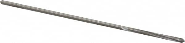 Made in USA - 1/16" Cobalt 4 Flute Chucking Reamer - Spiral Flute, 0.0585" Straight Shank, 1/2" Flute Length, 2-1/2" OAL - Benchmark Tooling