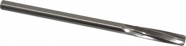 Made in USA - 27/64" Cobalt 6 Flute Chucking Reamer - Spiral Flute, 0.373" Straight Shank, 1-3/4" Flute Length, 7" OAL - Benchmark Tooling