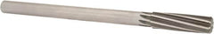 Made in USA - 21/32" Cobalt 8 Flute Chucking Reamer - Spiral Flute, 0.5615" Straight Shank, 2-1/4" Flute Length, 9" OAL - Benchmark Tooling