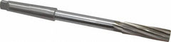 Made in USA - 5/8" High Speed Steel 8 Flute Chucking Reamer - Spiral Flute, 2MT Morse Taper Shank, 2-1/4" Flute Length, 9" OAL - Benchmark Tooling