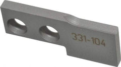 Kennametal - Left Hand Cut, 3/16" Insert Width, Cutoff & Grooving Support Blade for Indexables - 13/16" Max Depth of Cut, GS188 Insert, 13/16" Blade Width - Benchmark Tooling