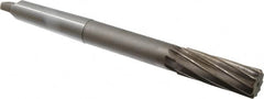 Interstate - 1" High Speed Steel 8 Flute Chucking Reamer - Spiral Flute, 3MT Morse Taper Shank, 2-3/4" Flute Length, 10-1/2" OAL - Benchmark Tooling