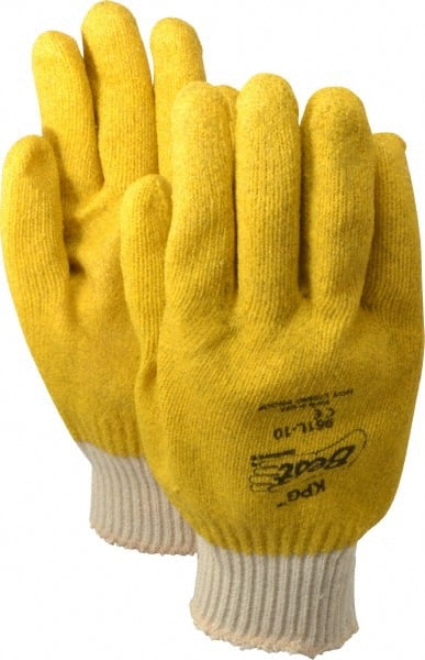 SHOWA - Size L (10) Vinyl Coated Cotton Knit General Protection Work Gloves - Benchmark Tooling