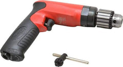 Sioux Tools - 3/8" Keyed Chuck - Pistol Grip Handle, 2,600 RPM, 14.16 LPS, 30 CFM, 1 hp - Benchmark Tooling