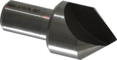 Interstate - 1-1/4" Head Diam, 3/4" Shank Diam, 1 Flute 82° High Speed Steel Countersink - Benchmark Tooling