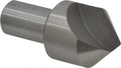 Interstate - 1-1/4" Head Diam, 3/4" Shank Diam, 1 Flute 90° High Speed Steel Countersink - Benchmark Tooling