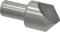 Interstate - 1-1/4" Head Diam, 3/4" Shank Diam, 1 Flute 100° High Speed Steel Countersink - Benchmark Tooling