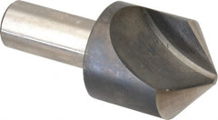 Interstate - 1-1/2" Head Diam, 3/4" Shank Diam, 1 Flute 100° High Speed Steel Countersink - Benchmark Tooling