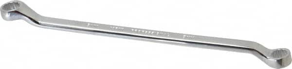 Proto - 8mm x 9mm 12 Point Offset Box Wrench - Double End, 6-3/4" OAL, Steel, Polished Finish, 7.5° Offset - Benchmark Tooling